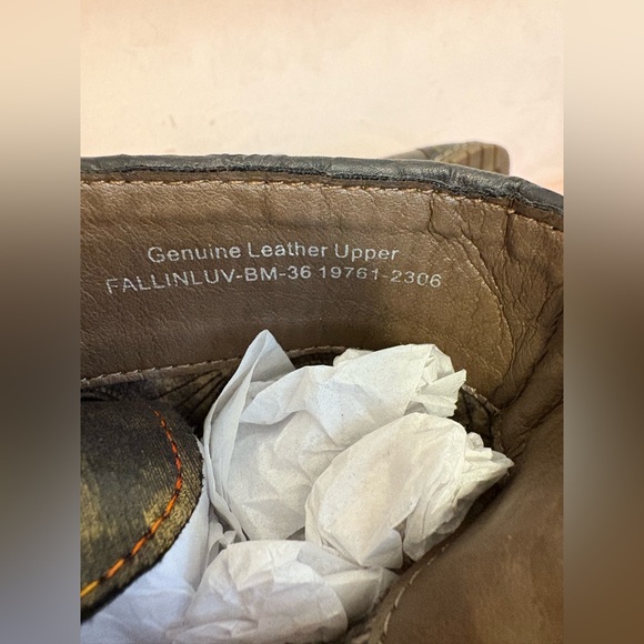 L'Artiste by Spring Step Leather Lace-Up Boots - Fallinluv- BRAND NEW NEVER WORN - Picture 5 of 8